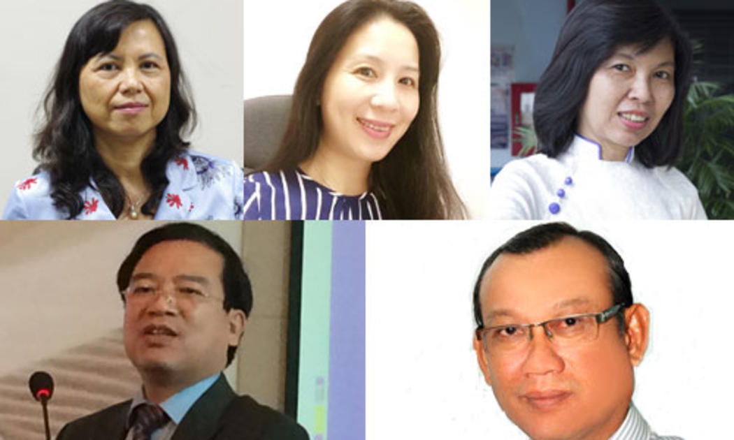 Bà Nguyễn Thị Kim Thanh, bà Hoàng Thị Thủy Chung, bà Võ Sáng Xuân Lan, ông Hà Văn Siêu và ông Ngô Minh Chính.