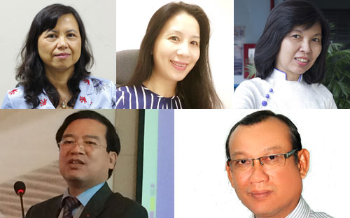 Bà Nguyễn Thị Kim Thanh, bà Hoàng Thị Thủy Chung, bà Võ Sáng Xuân Lan, ông Hà Văn Siêu và ông Ngô Minh Chính.<br>