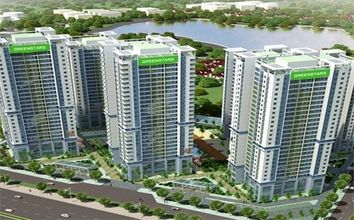 Phối cảnh dự án Green Stars.<br>