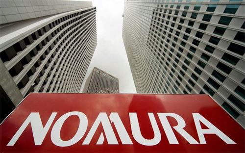 Trụ sở Nomura ở Tokyo - Ảnh: EPA.