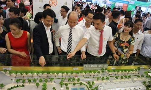 Giới thiệu Mon City tại hội chợ bất động sản Việt Nam