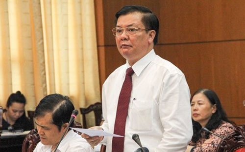 Bộ trưởng Bộ Tài chính Đinh Tiến Dũng.