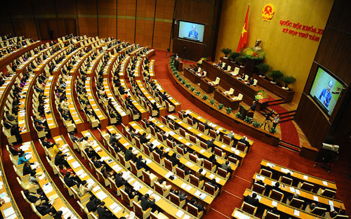 Quốc hội cũng yêu cầu tập trung đẩy nhanh tiến độ xử lý nợ xấu 
gắn với cơ cấu lại các tổ chức tín dụng theo hướng sớm hoàn 
thiện khuôn khổ pháp lý cho thị trường mua bán nợ, tăng cường 
thanh tra, giám sát về nợ xấu, chất lượng tín dụng...