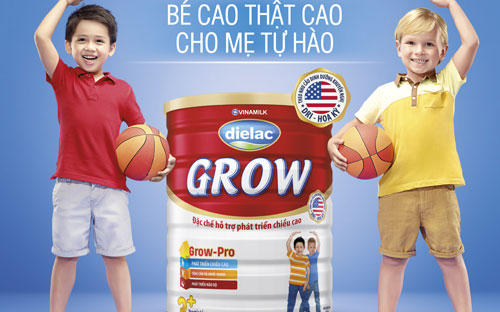 Công thức Grow-Pro cũng bổ sung DHA, axit Linoleic, axit Alpha-linoleic giúp trẻ phát triển não bộ.