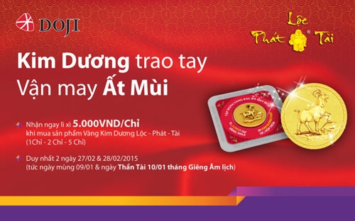 Giá bán của sản phẩm được bán theo giá vàng SJC (được niêm yết công khai
 tại hệ thống được cấp phép giao dịch vàng của ngân hàng trên toàn 
quốc).