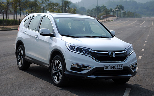 Mẫu xe đa dụng 5 chỗ ngồi CR-V của Honda Việt Nam.<br>