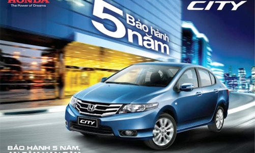 Khuyến mại lớn cho Honda City trong tháng 7
