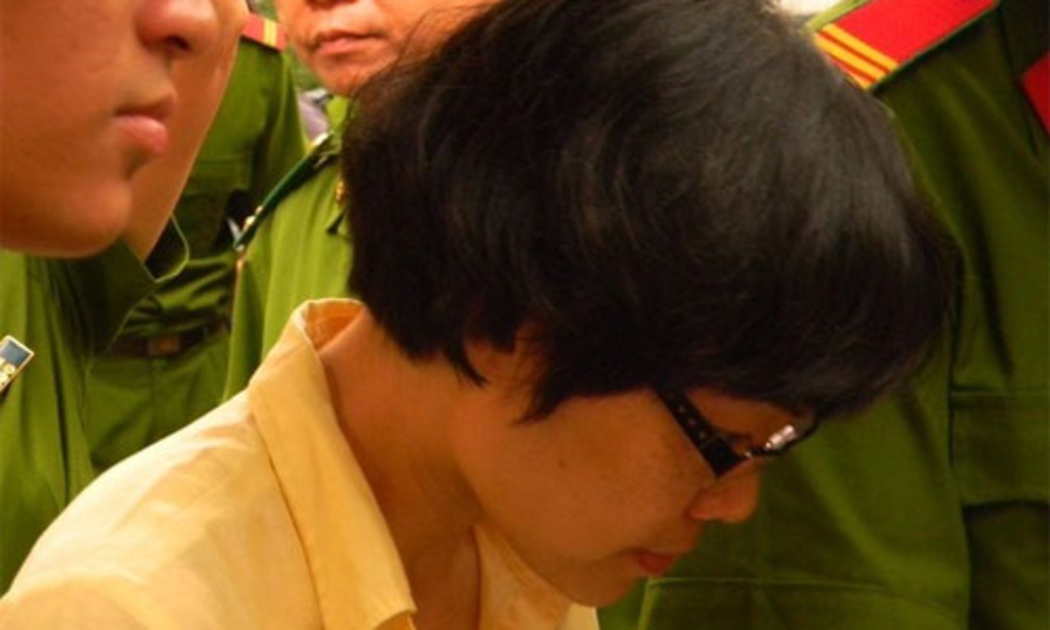 Huỳnh Thị Huyền Như tại tòa.