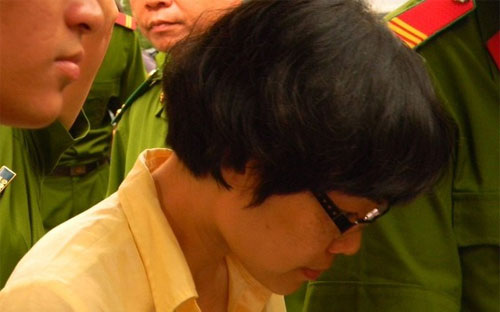 Huỳnh Thị Huyền Như tại tòa.<br>