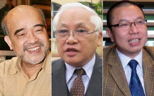 Ông Đặng Hùng Võ, ông Phạm Sỹ Liêm và ông Trần Như Trung.