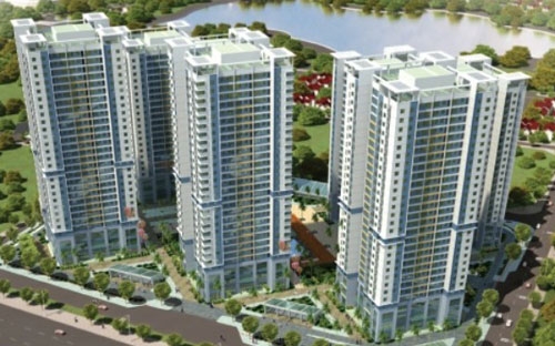 Phối cảnh dự án Green Stars.<br>