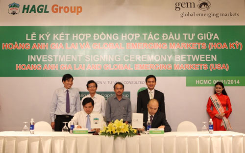 <strong>Lễ ký kết giữa Hoàng Anh Gia Lai và GEM.<br></strong>