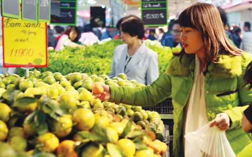 So với tháng 2/2013 và so với tháng 12 năm ngoái, CPI của Thủ đô đã tăng tương ứng 5,93% và 1,19%.