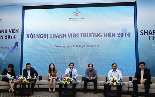 Hội nghị thành viên do HNX tổ chức tại Đà Nẵng ngày 29/11/2014.