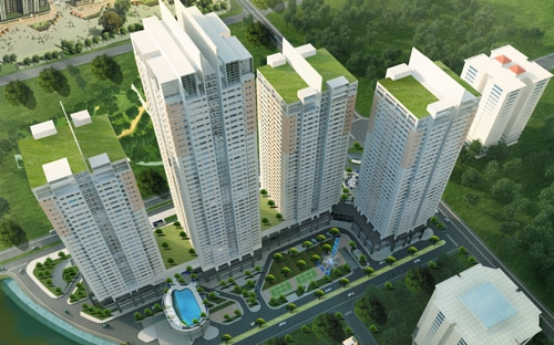 Phối cảnh dự án HP Landmark Tower.<br>