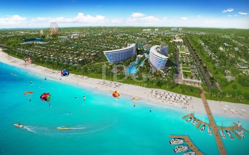 Grand World nằm ngay trung tâm của khu vực Bãi Dài.