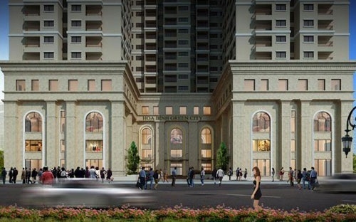 Phối cảnh dự án Hoà Bình Green City.<br>