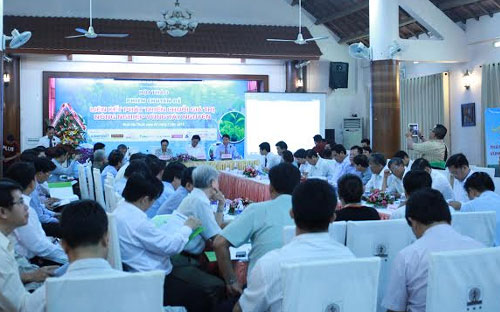 Quang cảnh hội thảo “Liên kết phát triển kinh tế vùng Tây Nguyên” do Ban Chỉ đạo Tây Nguyên chủ trì, phối hợp với Ban Kinh tế Trung ương và Thời báo Kinh tế Việt Nam tổ chức sáng 24/7 tại Đắc Lắc.