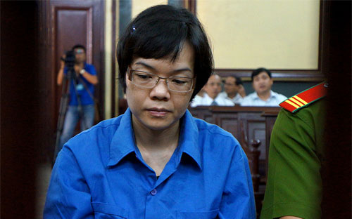 <strong> </strong>Bị cáo Huyền Như tại Tòa.<strong><br></strong>