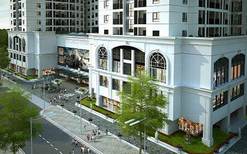 Goldsilk Complex tọa lạc tại 430 Cầu Am, Vạn Phúc, Hà Đông, Hà Nội, cạnh làng lụa Vạn Phúc.