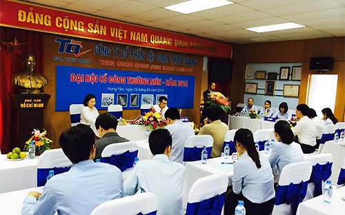 Đại hội cổ đông ITQ ngày 19/4/2014.