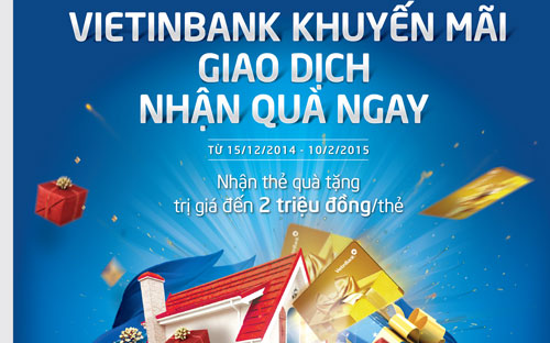 Chương trình dành cho tất cả khách hàng cá nhân và các hộ kinh doanh nhỏ
 lẻ tới giao dịch và trải nghiệm dịch vụ ngân hàng của VietinBank.