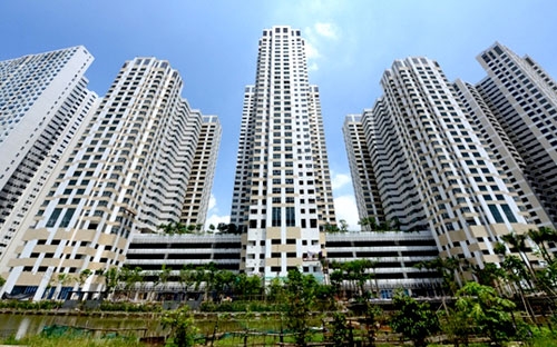 Toàn cảnh dự án Mulberry Lane đang trong quá trình hoàn thiện.<br>