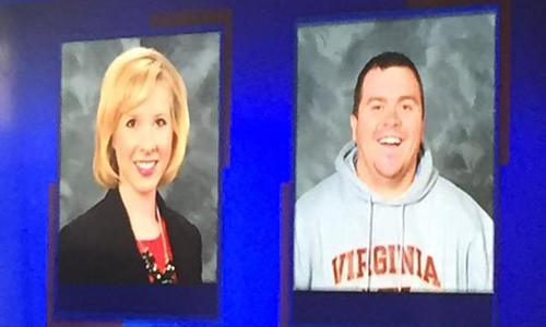 Phóng viên Alison Parker và quay phim Adam Ward - Ảnh WDBJ.