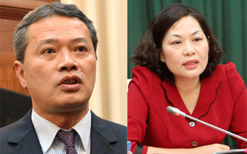 Ông Nguyễn Quang Huy và bà Nguyễn Thị Hồng, hai lãnh đạo vụ chuyên trách của Ngân hàng Nhà nước, cùng khẳng định đã sẵn sàng các biện pháp bình ổn thị trường.<br>