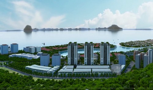 Mô hình tổng thể dự án Newlife Tower.<br>