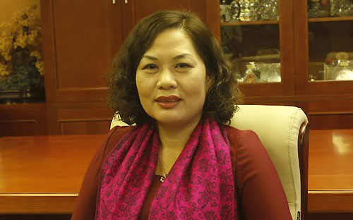 Bà Nguyễn Thị Hồng, Phó thống đốc Ngân hàng Nhà nước.<br>