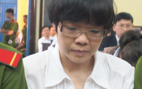 Bị cáo Huyền Như&nbsp;trong phiên xét xử sáng 13/1 - Ảnh: Tuổi Trẻ.