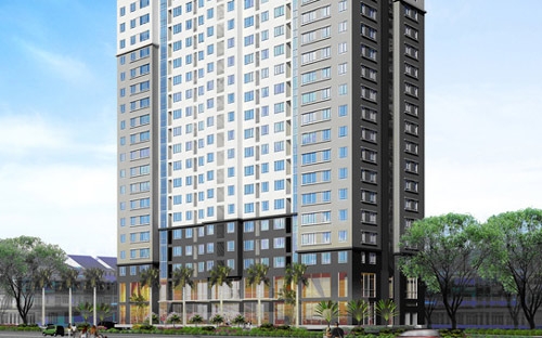 Phối cảnh dự án OCT2 Xuân Phương của Vigalacera.<br>