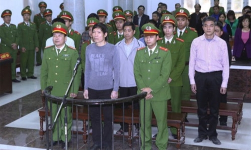 Bị cáo Dương Tự Trọng bị tòa tuyên phạt 18 năm tù