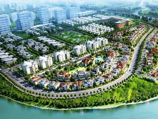 Một góc khu đô thị Phú Mỹ Hưng.<br>