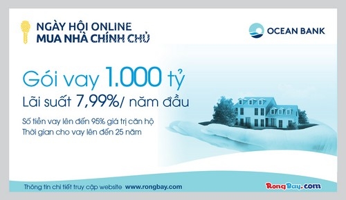Sở hữu ngôi nhà chính chủ sẽ dễ dàng hơn với gói vay hỗ trợ của ngân hàng Ocean Bank.