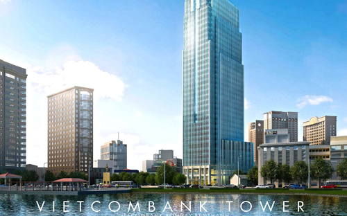 Đây là công trình đầu tiên tại Việt Nam được thiết kế gắn đá cho hệ 
thống khung xương nhôm nhằm nâng cao tính thẩm mỹ cho tòa nhà.