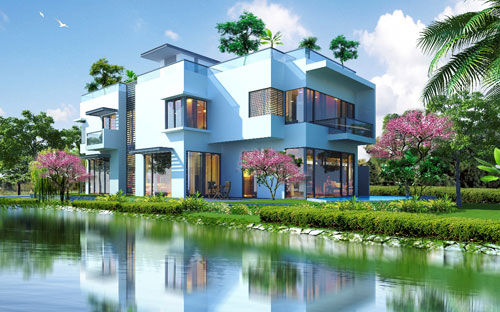 Phối cảnh dự án Sakura Valley.