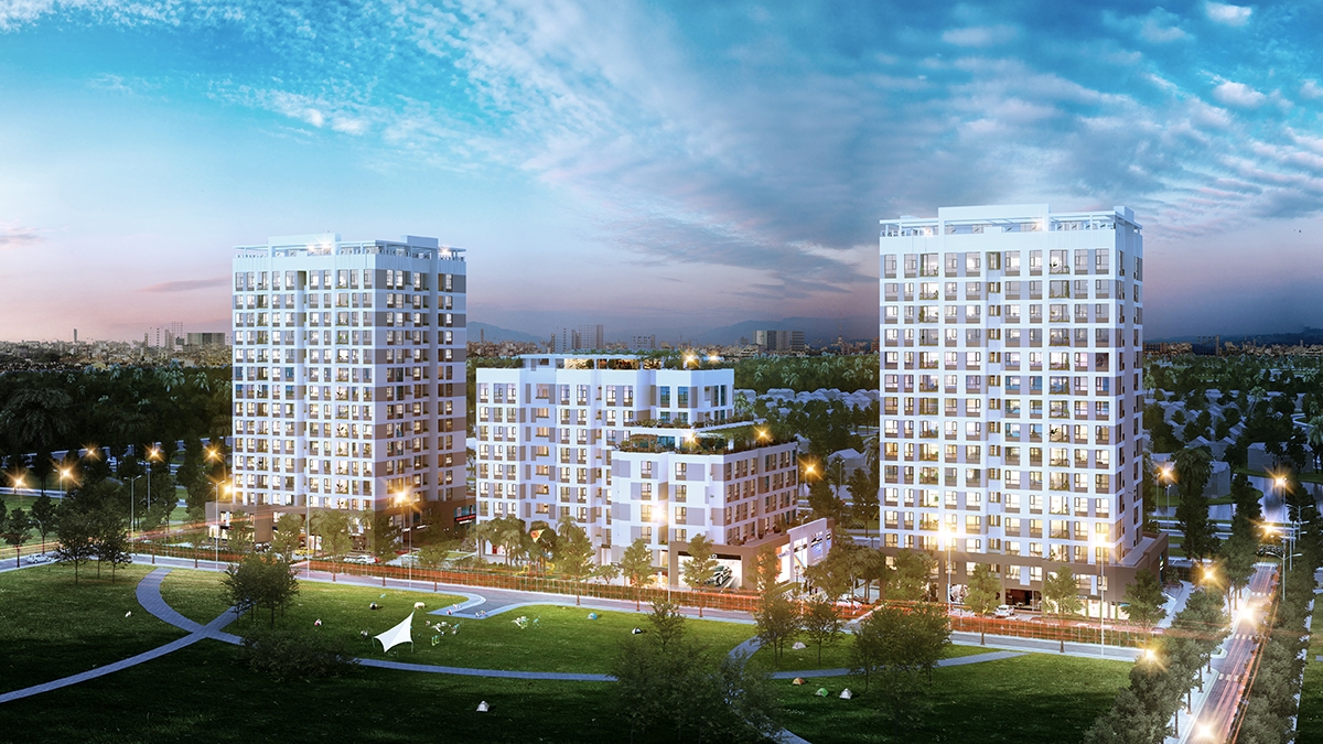 Phối cảnh dự án Valencia Garden tại Hà Nội.