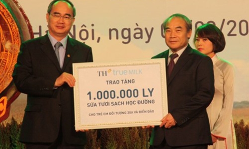 TH True Milk thành đối tác đầu tiên của “Sữa học đường”