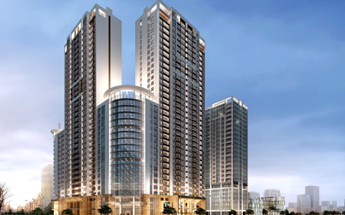 Phối cảnh dự án Sun Square.<br>