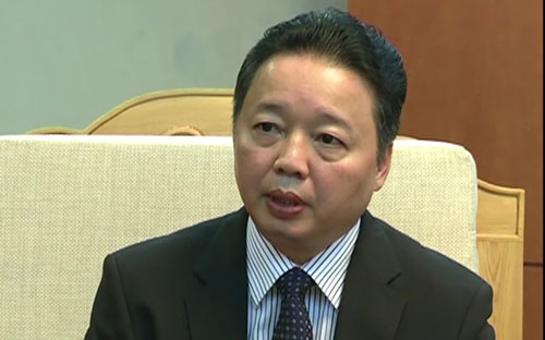 Thứ trưởng Bộ Tài nguyên và Môi trường Trần Hồng Hà.<br>