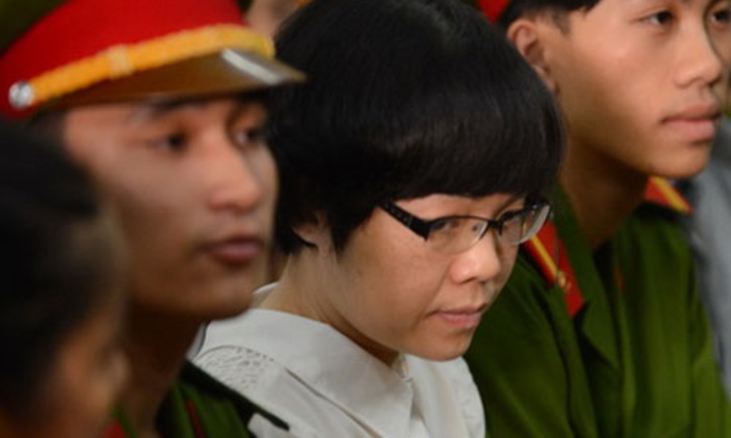 Bị cáo Huyền Như tại tòa - Ảnh: Tuổi trẻ.