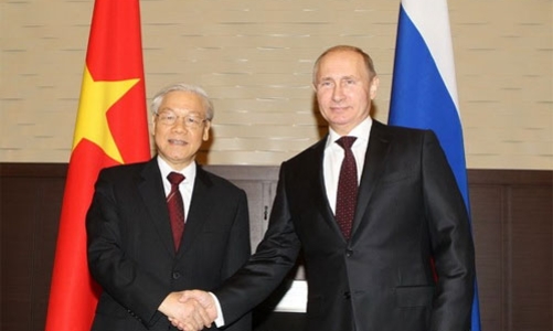 Việt - Nga: Tranh chấp biển Đông cần giải quyết hòa bình