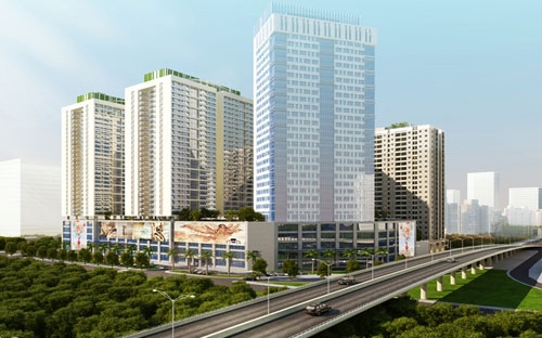 Phối cảnh tổng thể dự án Thăng Long Victory.<br>