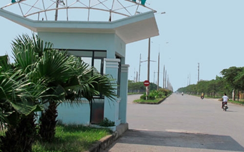 Một góc nhà máy nơi Công ty TNHH Kingmo New Materials Việt Nam đặt trụ sở<strong>.<br></strong>