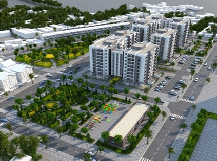 Tổng thể dự án Sunrise Apartment.