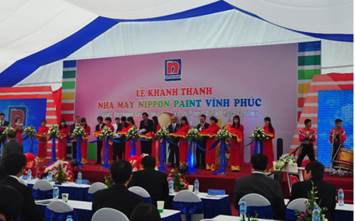 Nippon Paint đã khai trương nhà máy thứ 3 tại khu công nghiệp Bá Thiện II, tỉnh Vĩnh Phúc.