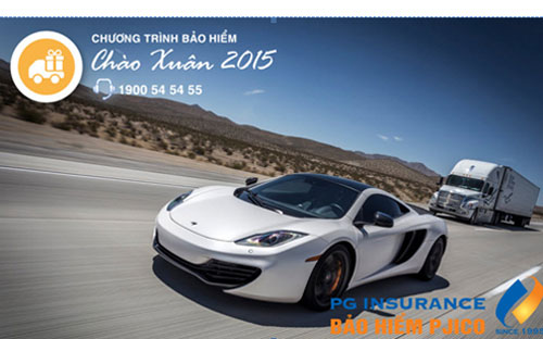 Chương trình khởi động từ ngày 15/12 đến ngày 15/2/2015 dành cho mọi 
khách hàng tham gia mua bảo hiểm vật chất xe ô tô với thời hạn 1 năm trở
 lên.