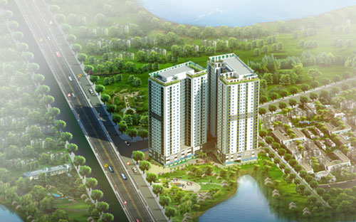 Tổng thể dự án Hateco Hoàng Mai, Hà Nội.